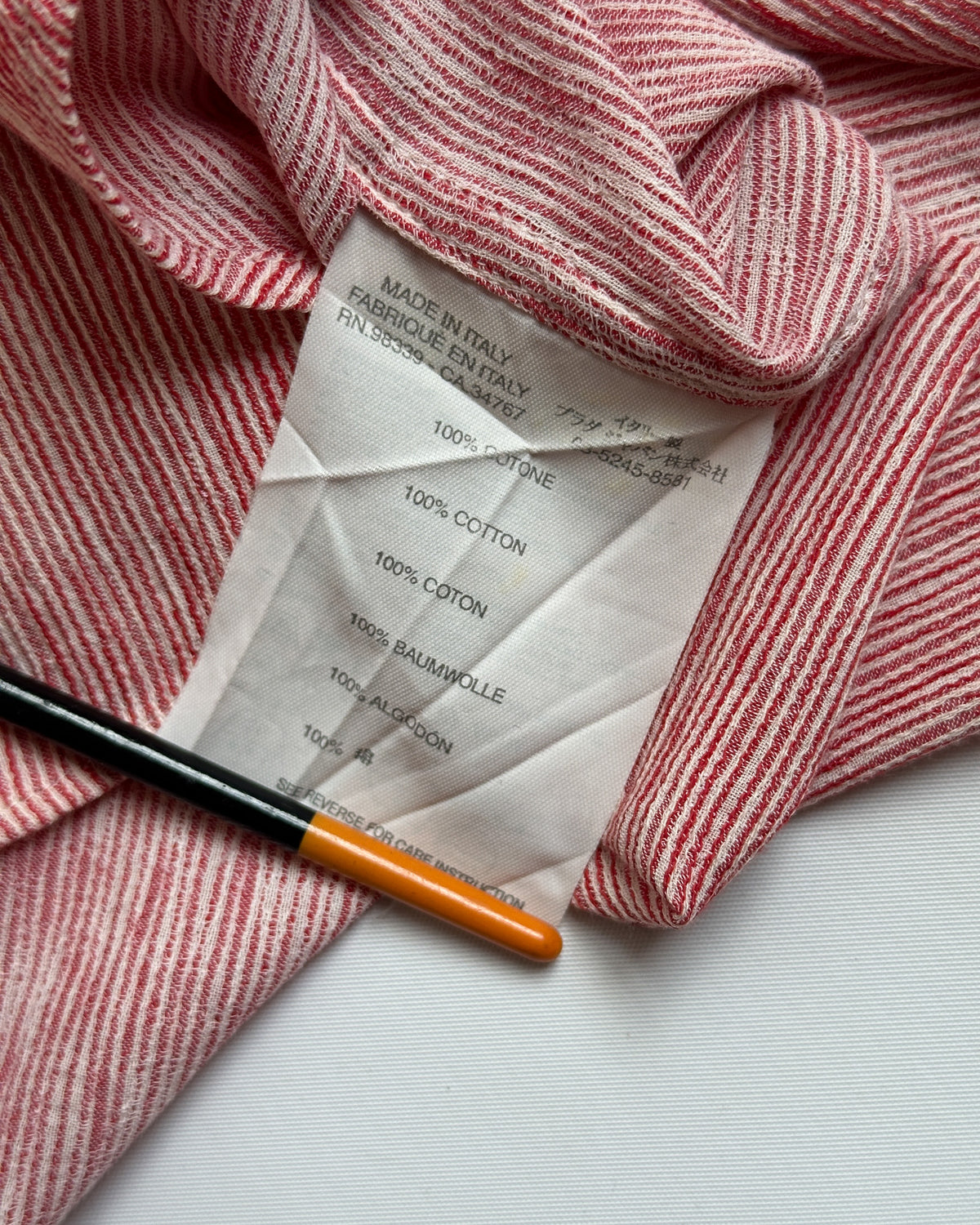 Prada Textured Button Up Shirt