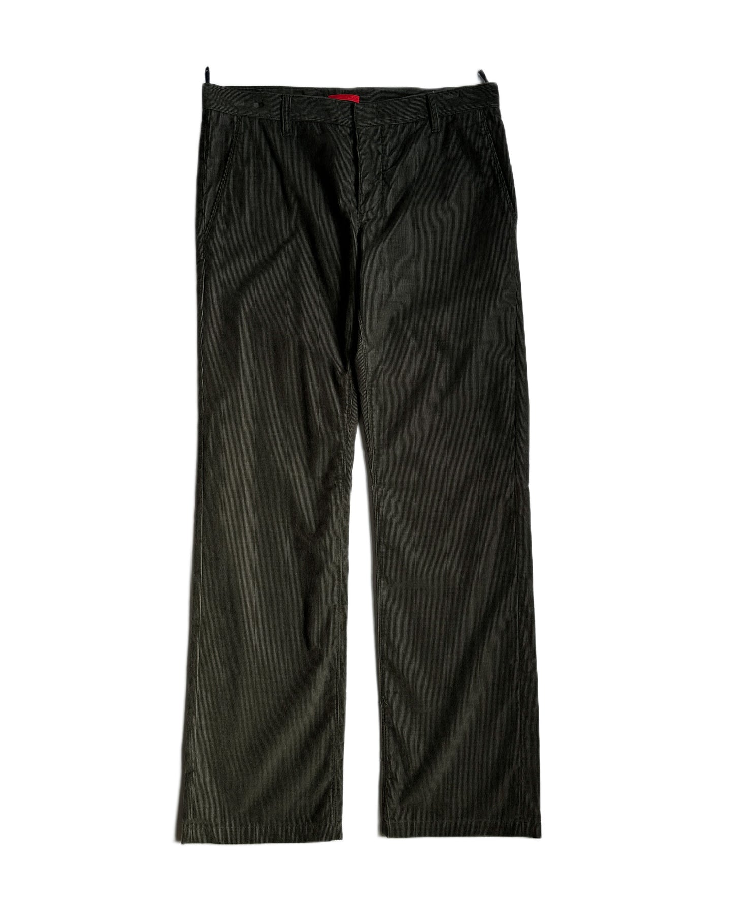 Prada Sport Bootcut Corduroy Pants