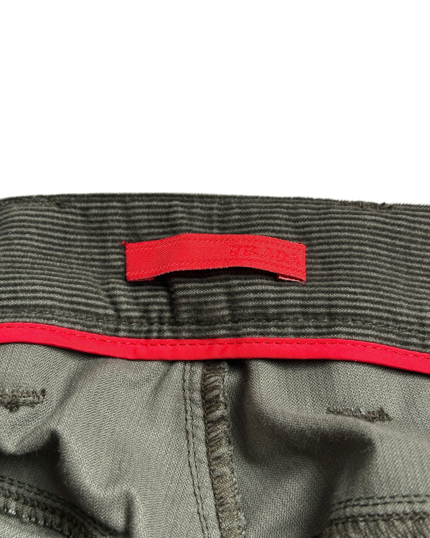 Prada Sport Bootcut Corduroy Pants