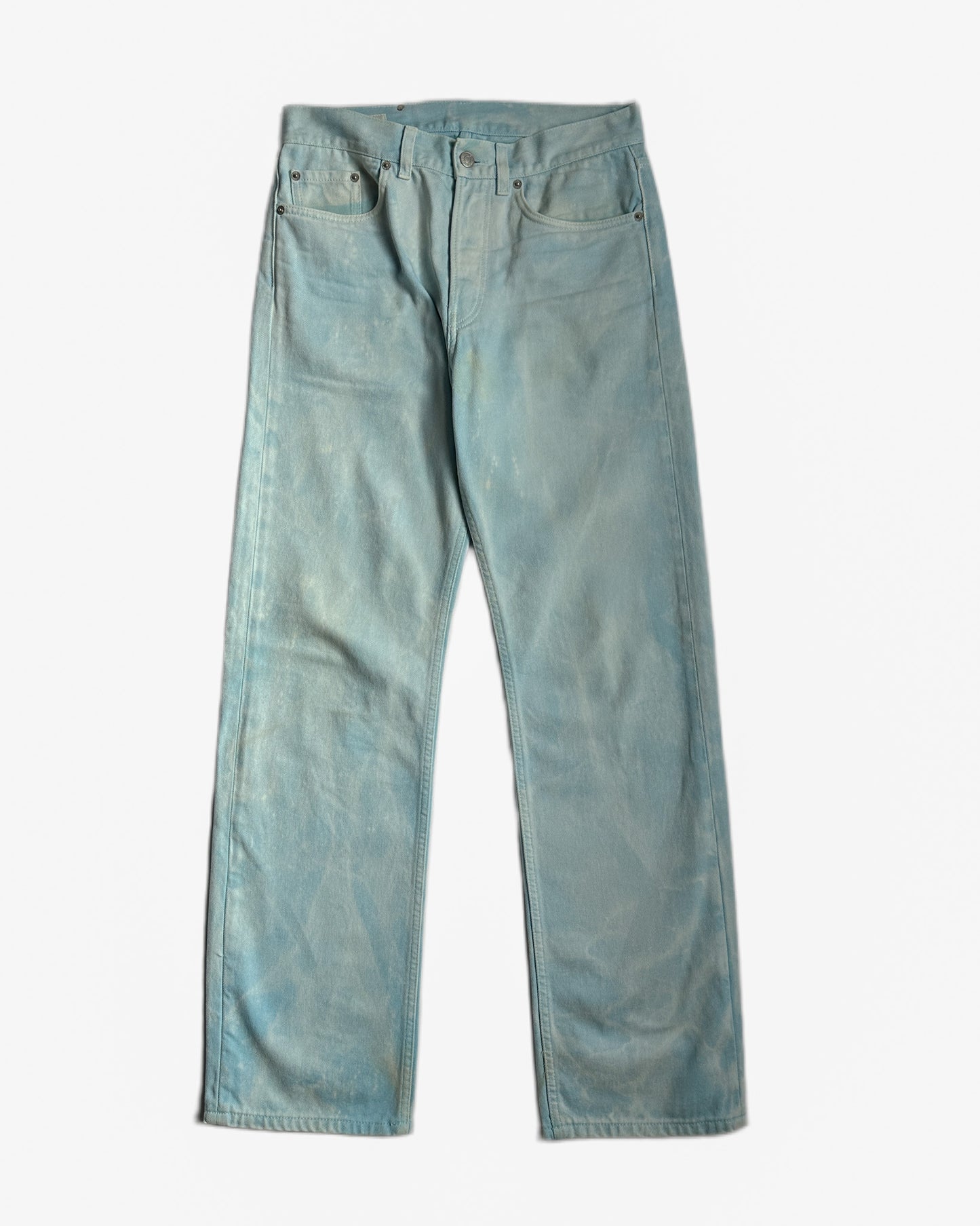 Dries Van Noten Marbled Straight Jeans