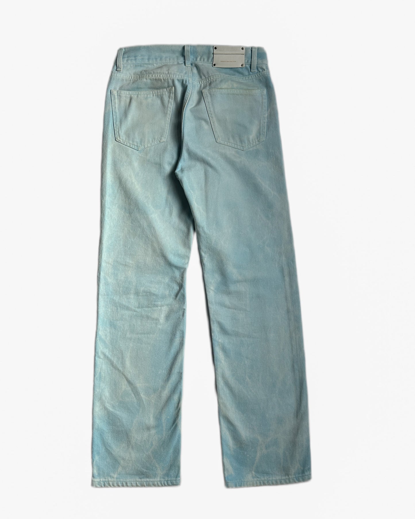 Dries Van Noten Marbled Straight Jeans