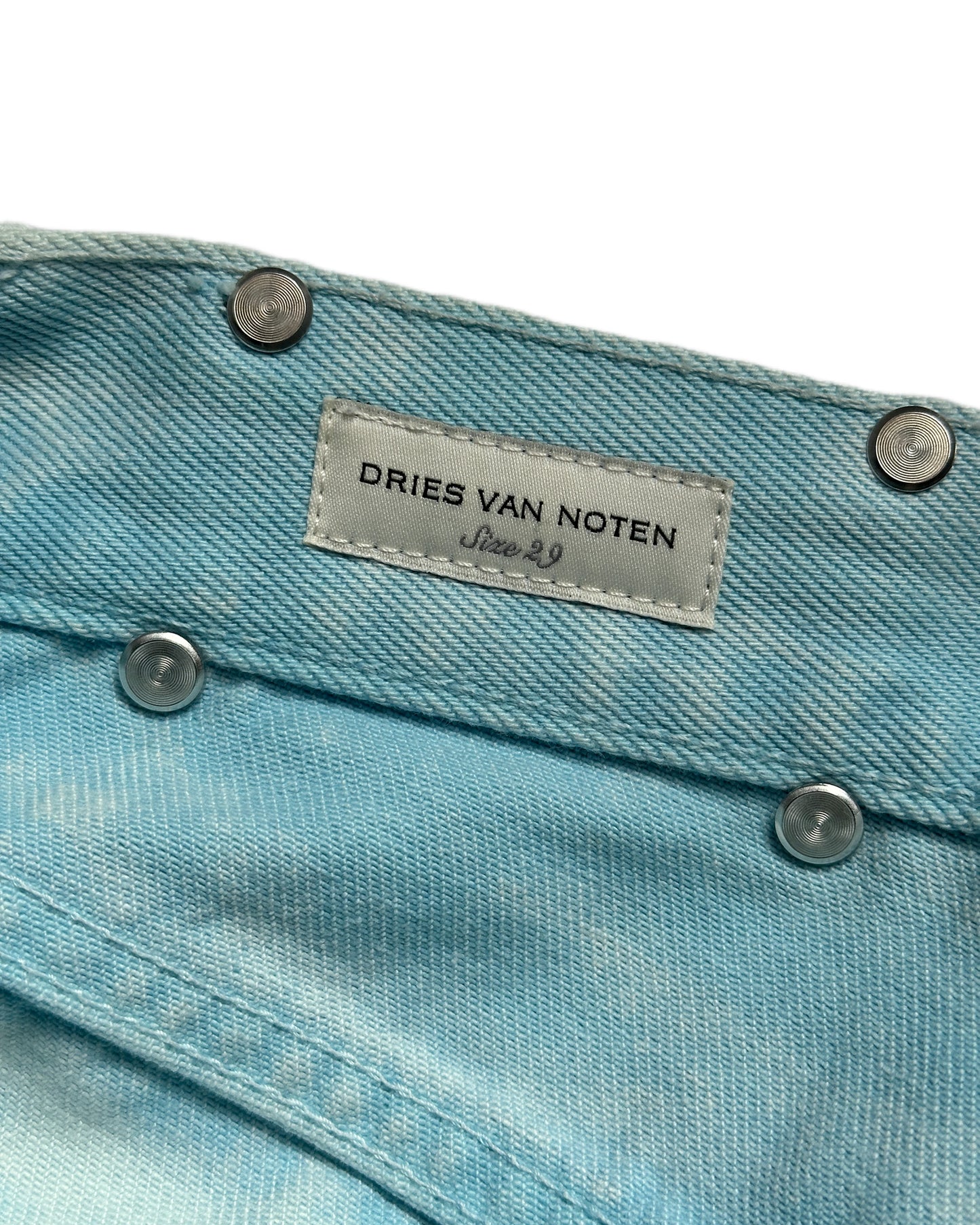 Dries Van Noten Marbled Straight Jeans