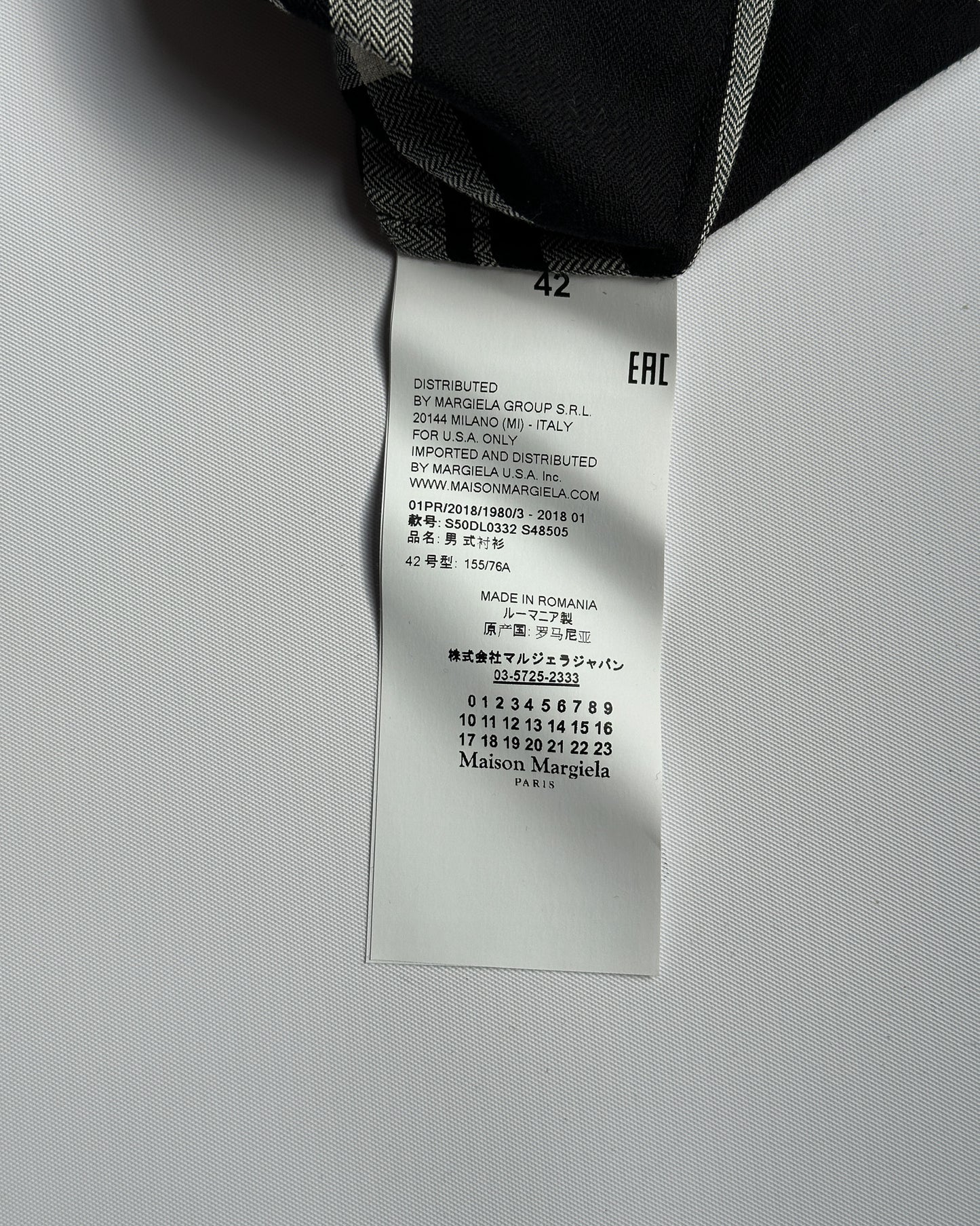 Maison Margiela Check Button Up Shirt
