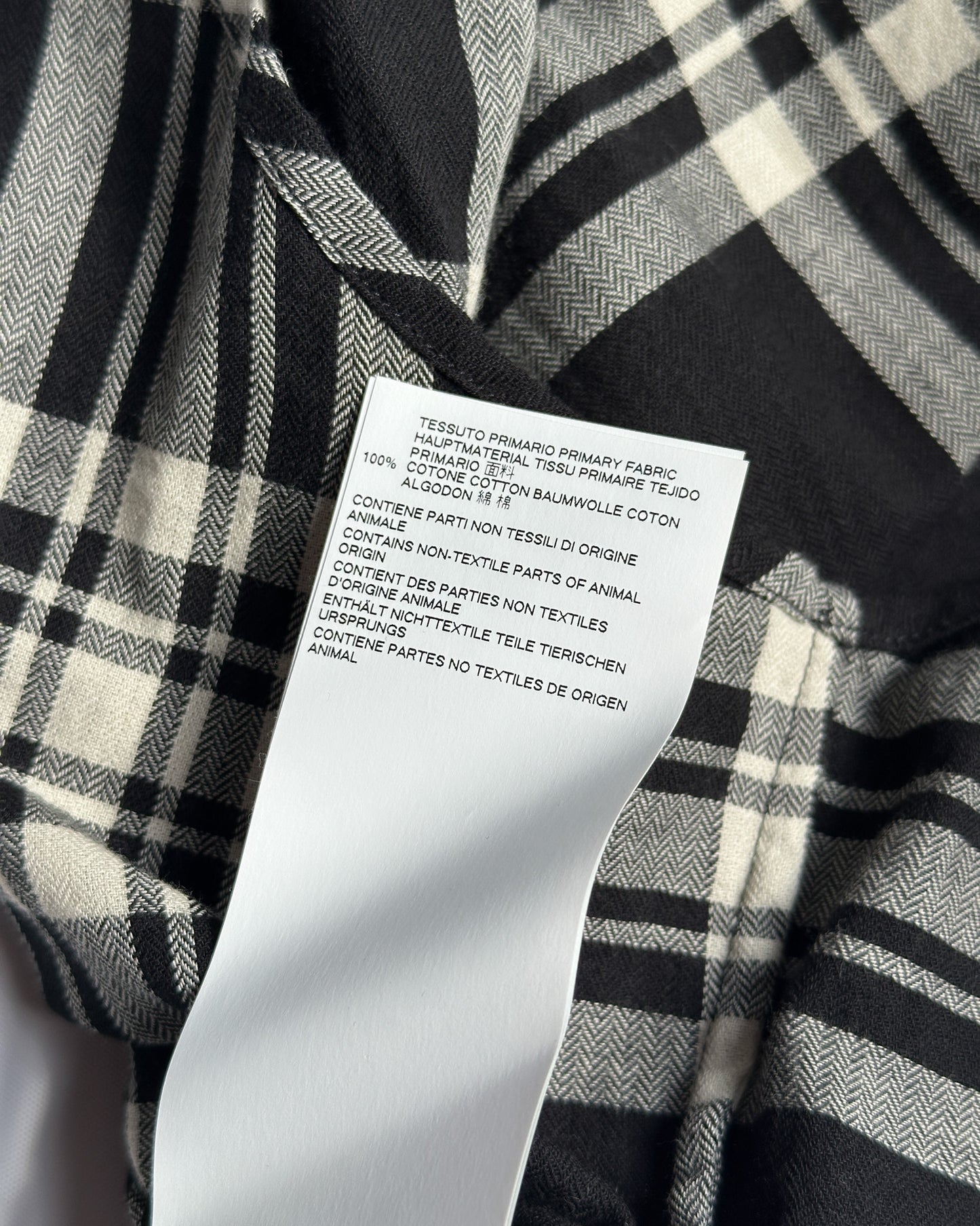 Maison Margiela Check Button Up Shirt
