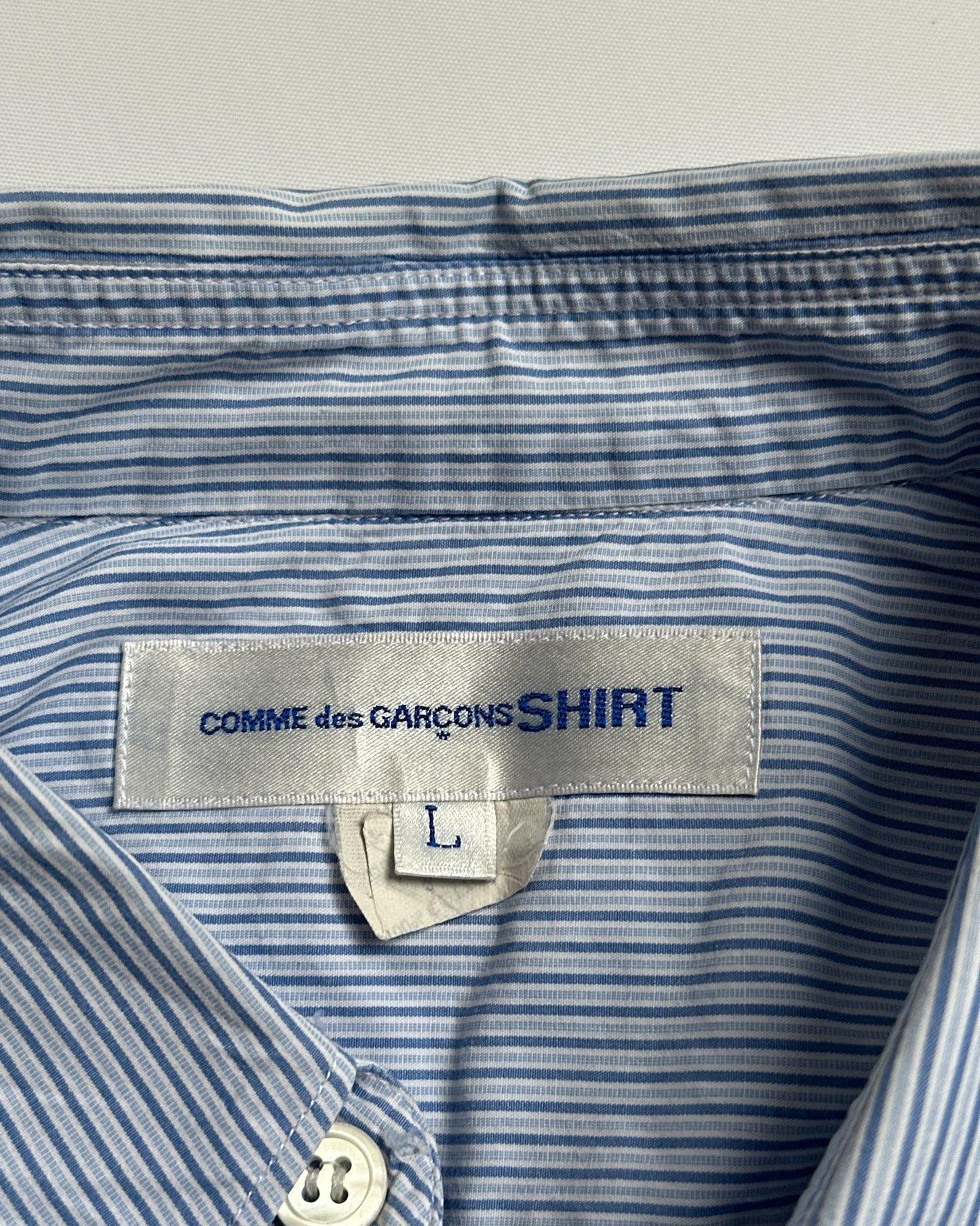 Comme des Garcons SHIRT Striped Button Up Shirt