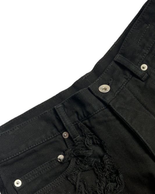 Rick Owens Distressed Trucker Shorts