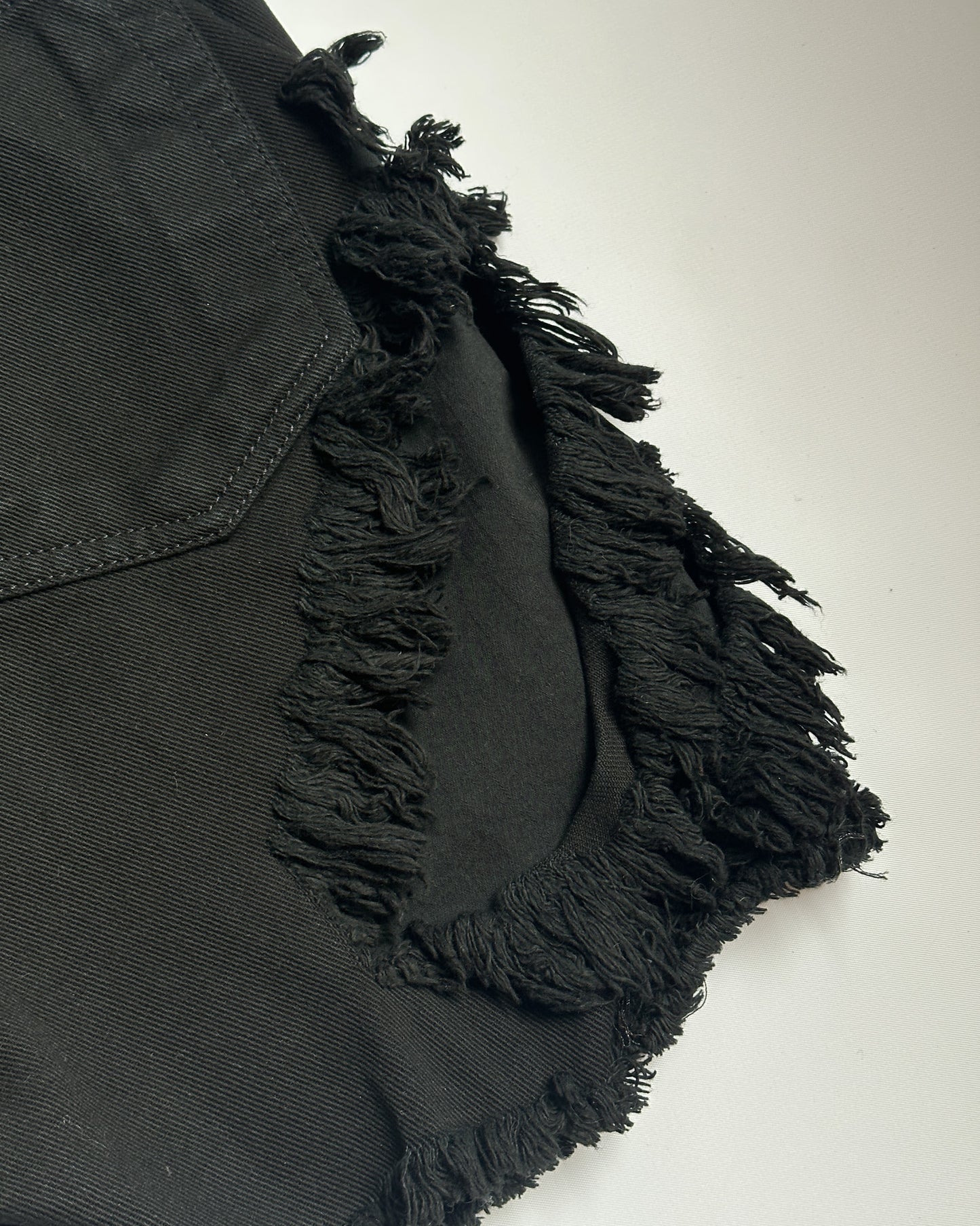 Rick Owens Distressed Trucker Shorts