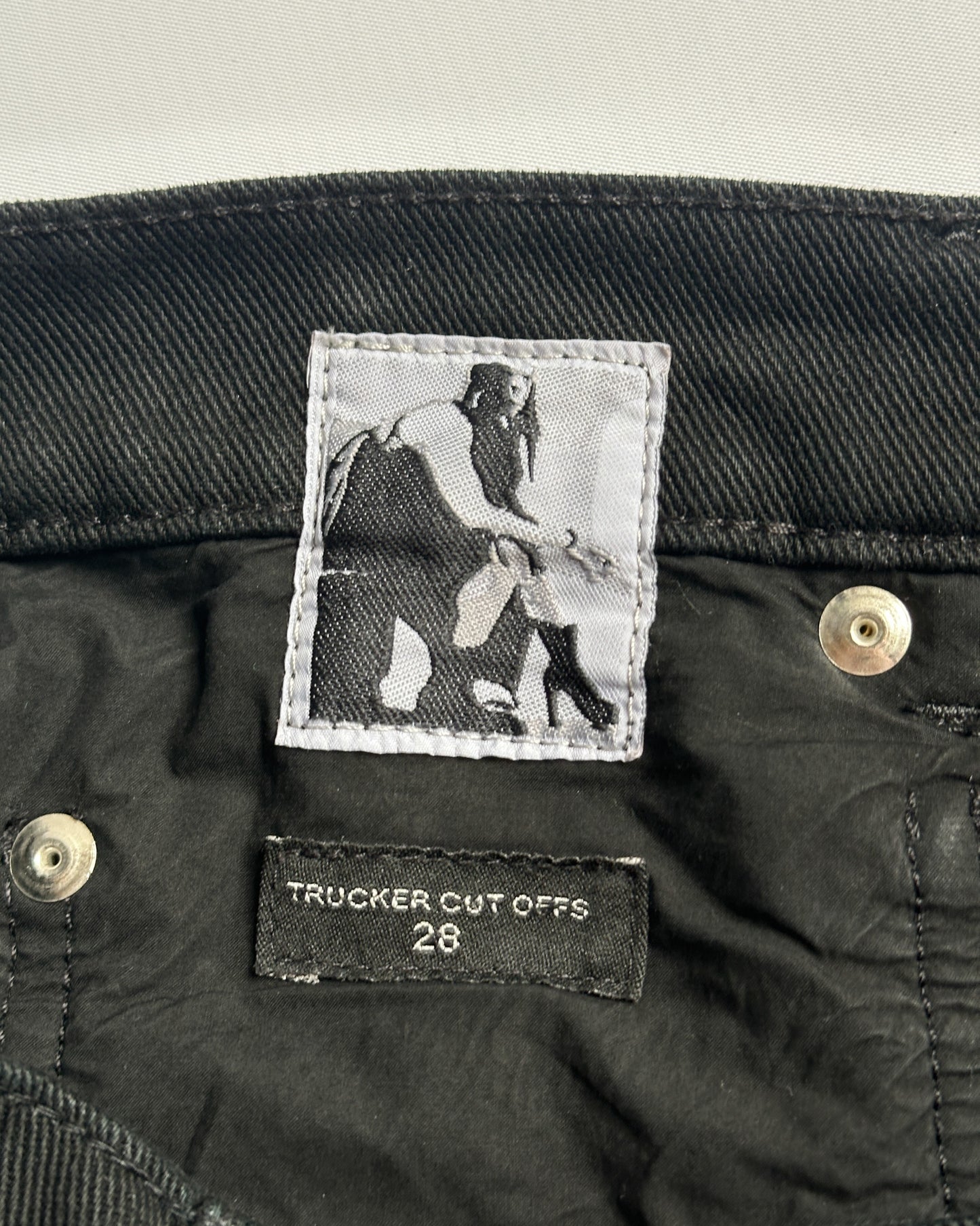 Rick Owens Distressed Trucker Shorts