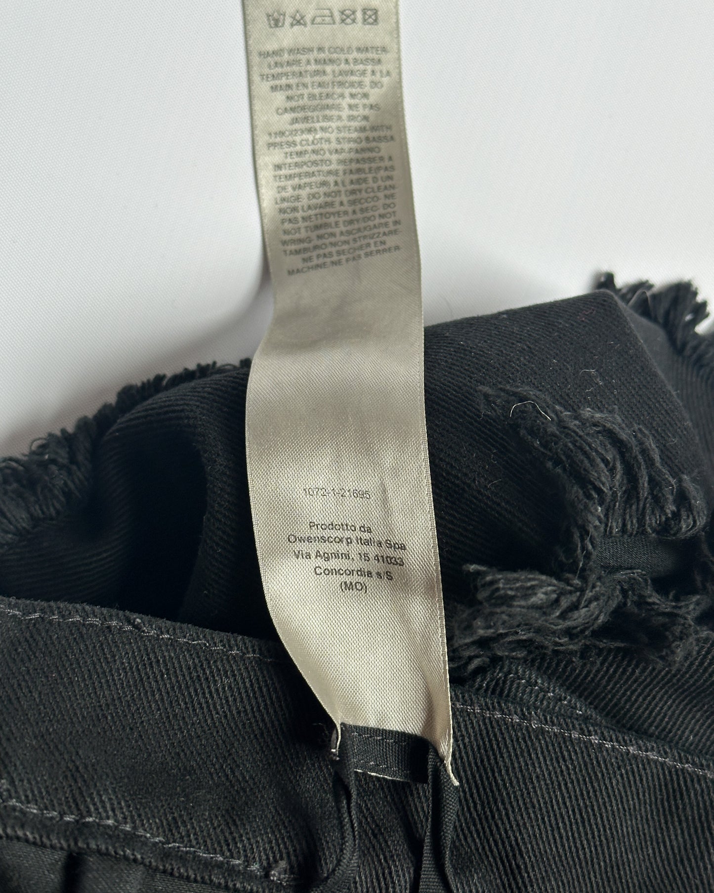 Rick Owens Distressed Trucker Shorts