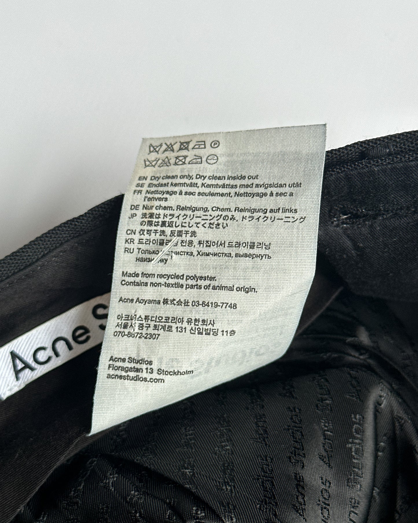 Acne Studios Pleated Wide Leg Shorts