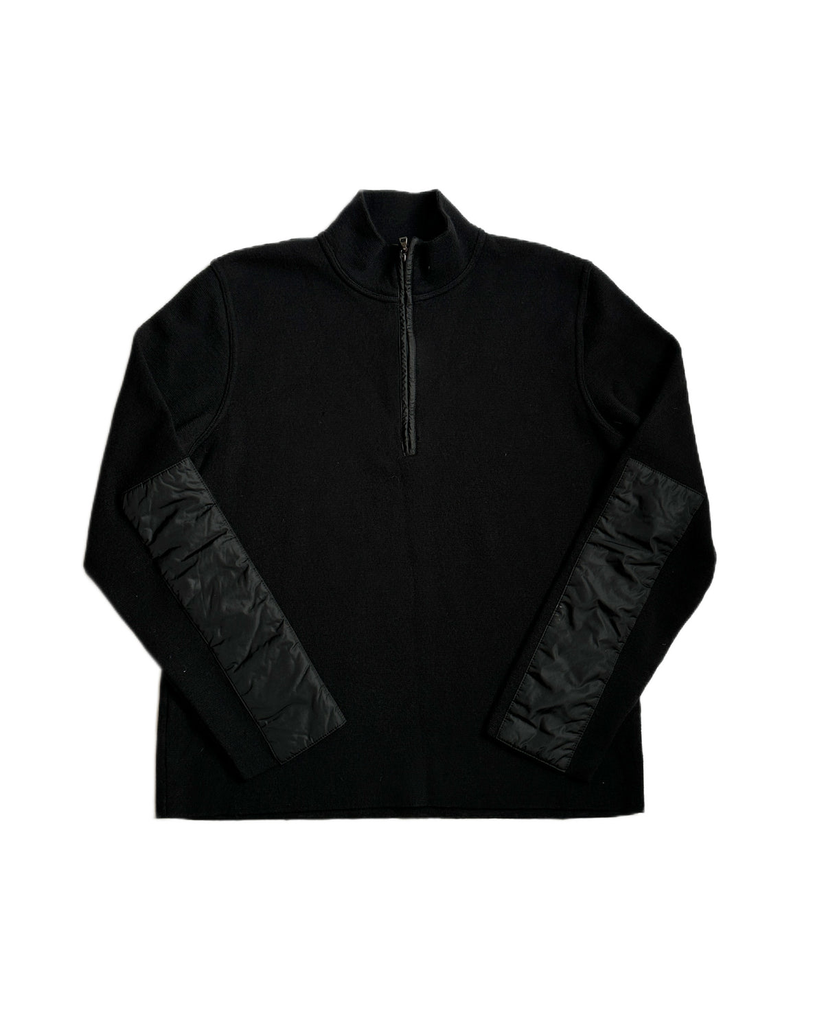 Prada Sport Wool Quarter Zip Sweater