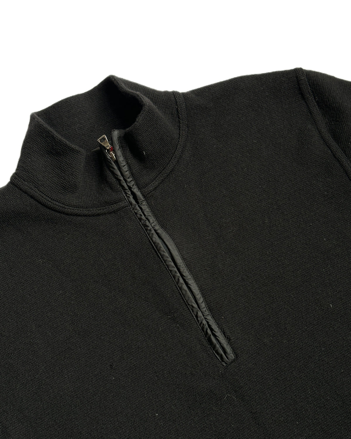 Prada Sport Wool Quarter Zip Sweater