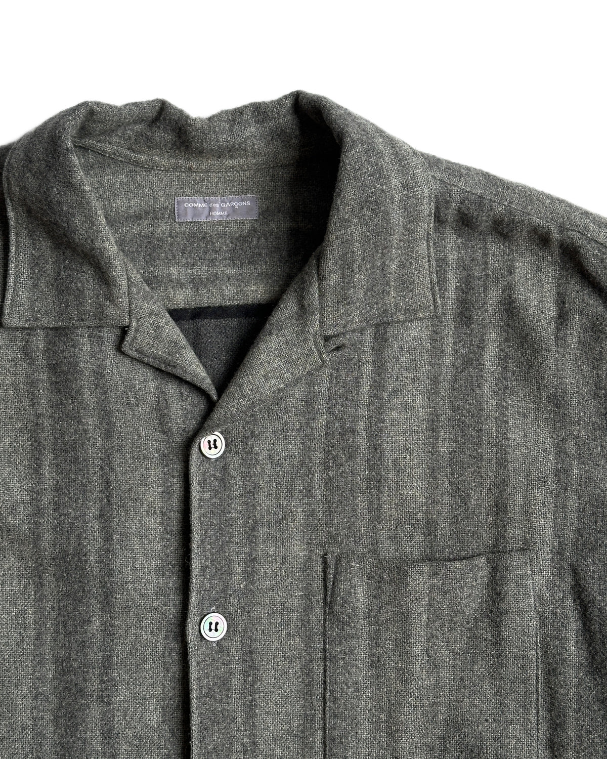 Comme des Garcons Homme Plus AD 2001 Wool Shirt