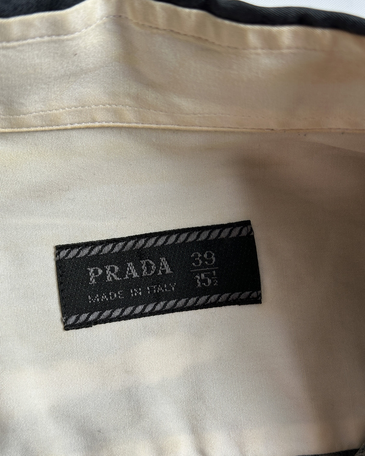 Prada Abstract Print Button Up Shirt
