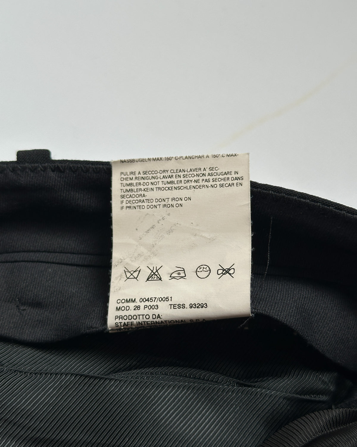 Maison Margiela 2005 Wool/Mohair Trousers