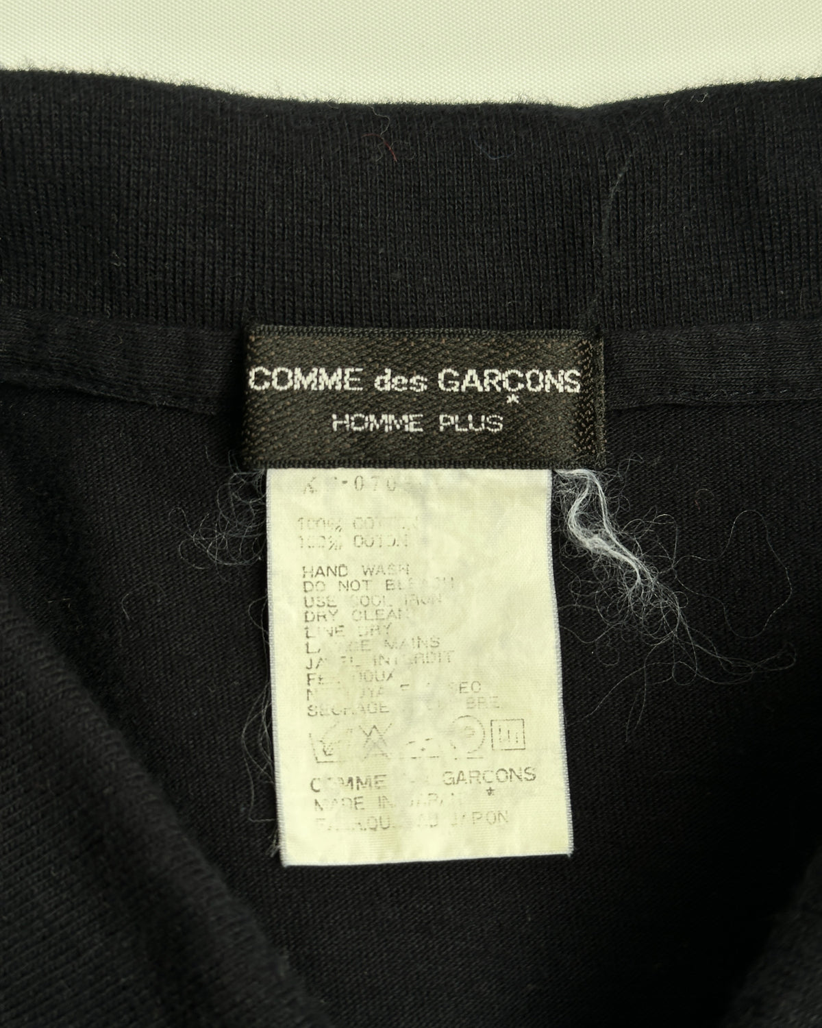 Comme des Garcons Homme Plus AD 1991 Polo