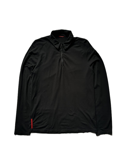 Prada Sport Quarter Zip Polo