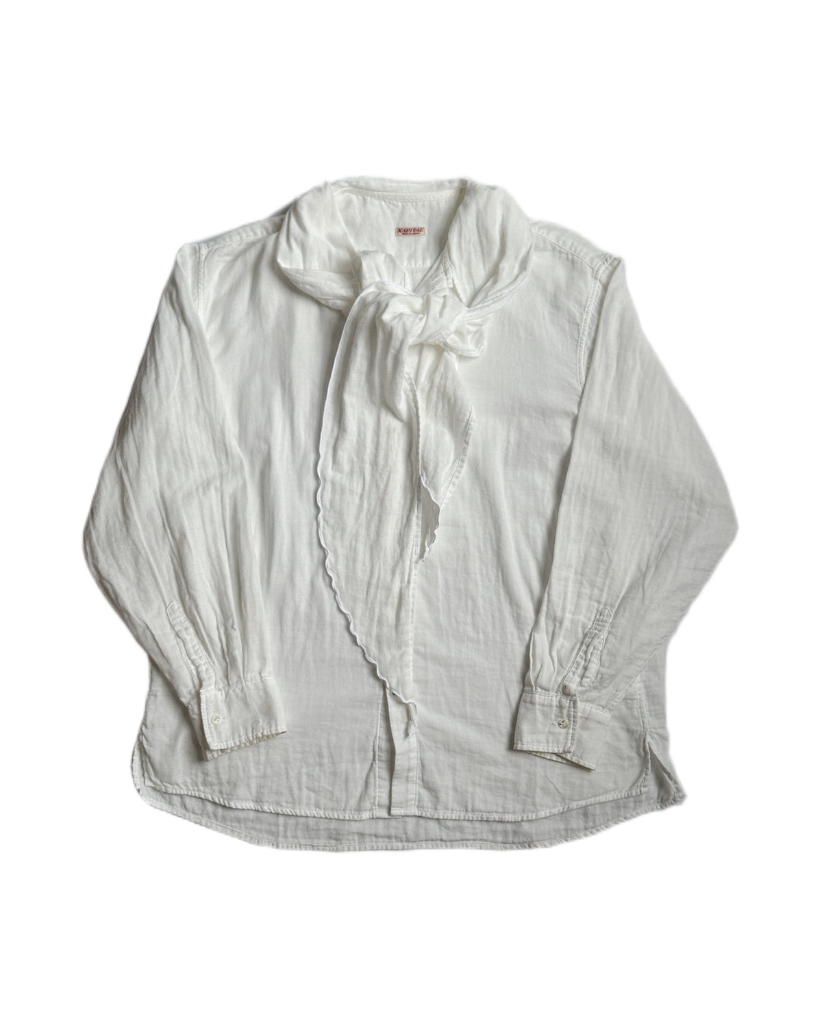 Kapital Wrap Collar Shirt