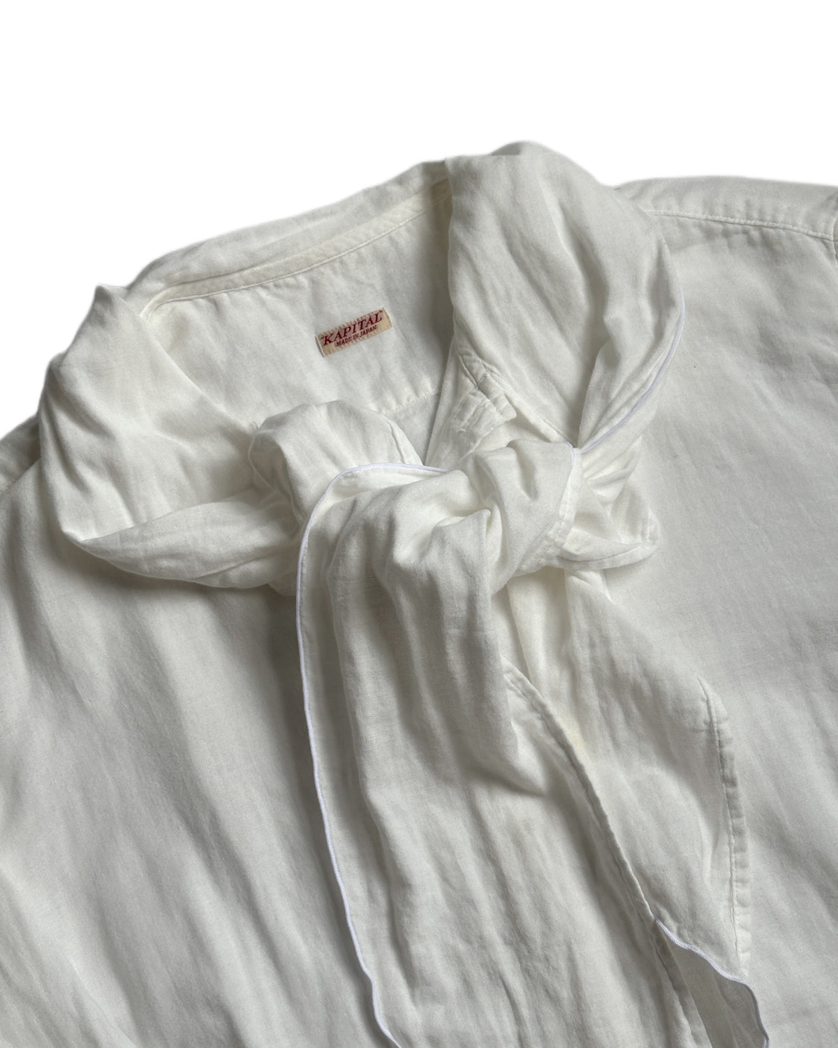 Kapital Wrap Collar Shirt