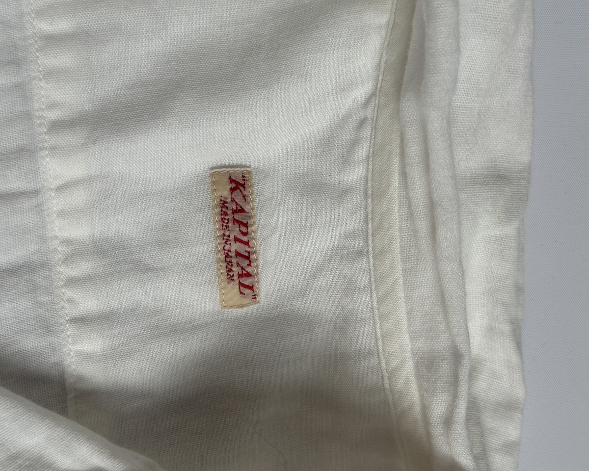 Kapital Wrap Collar Shirt
