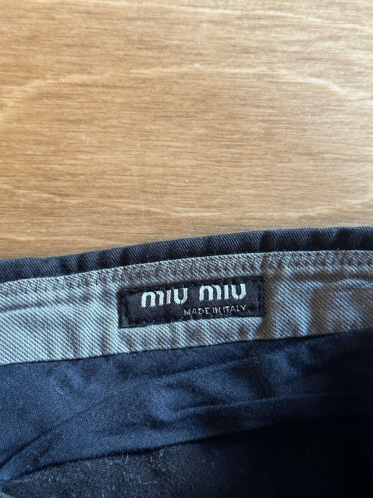 Miu Miu Wide Leg Pants