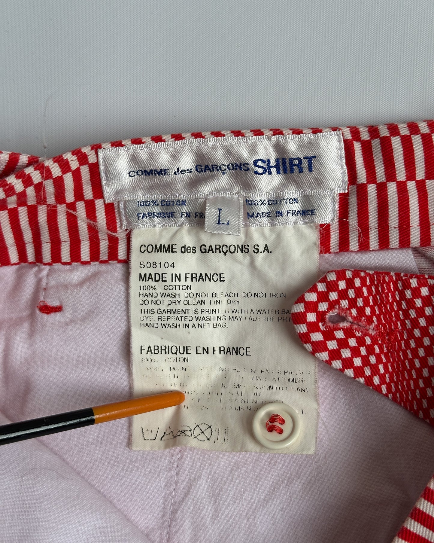 Comme des Garcons SHIRT Trompe L'oeil Pants