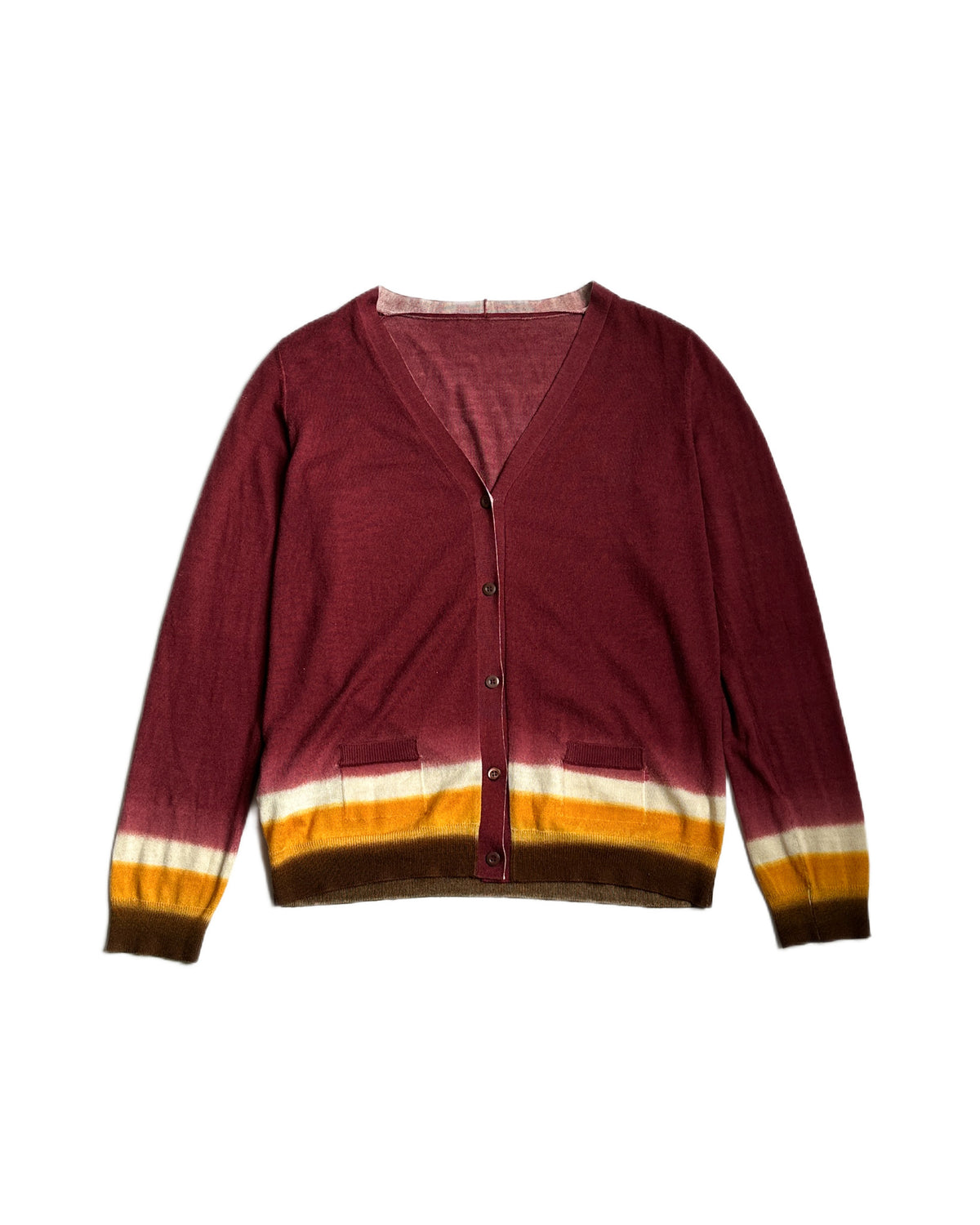Prada Gradient Wool/Silk Cardigan