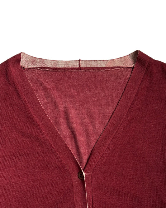 Prada Gradient Wool/Silk Cardigan
