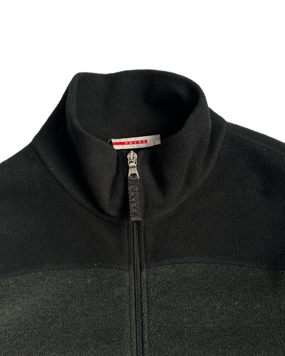 Prada Sport Paneled Full Zip Fleece