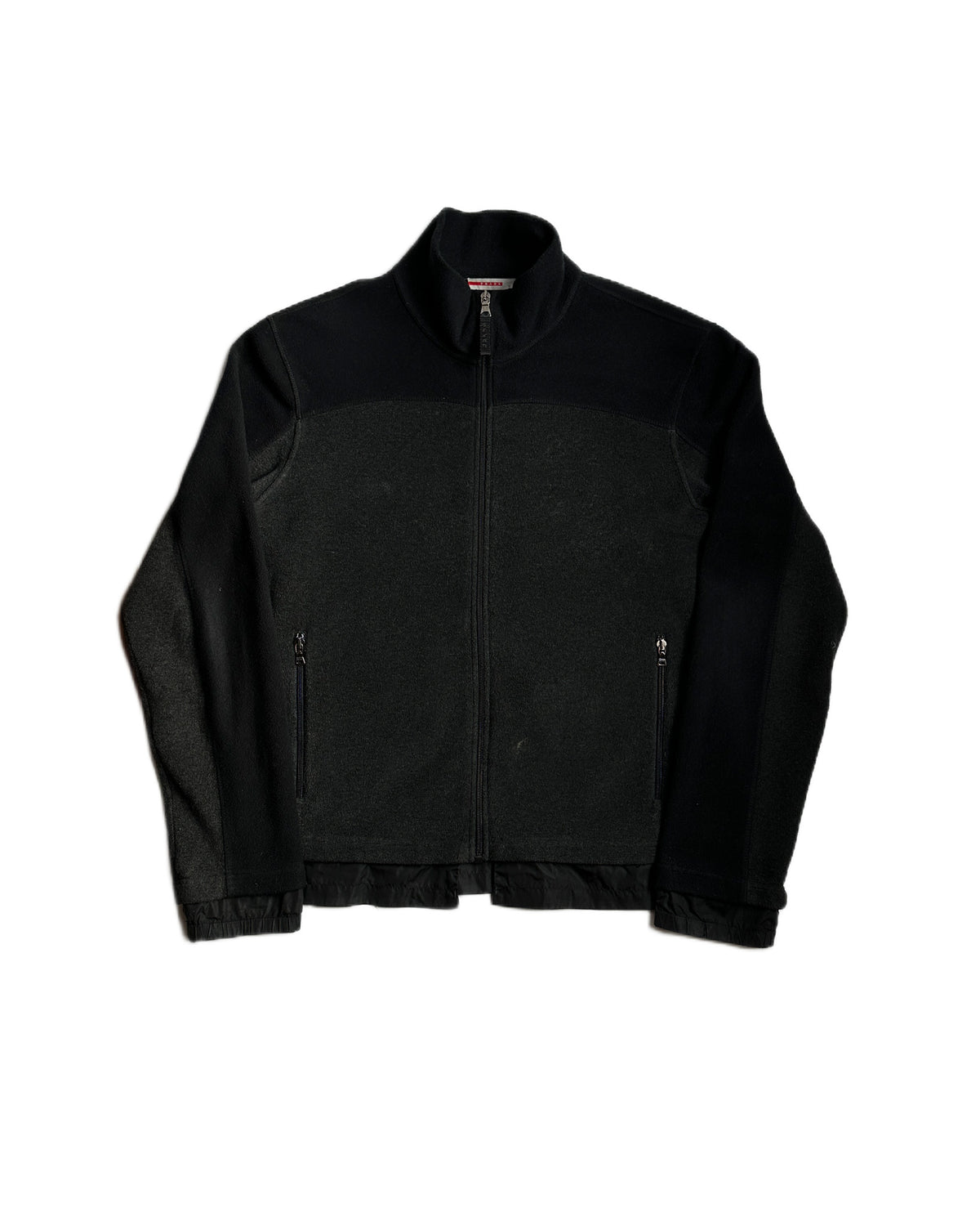 Prada Sport Paneled Full Zip Fleece