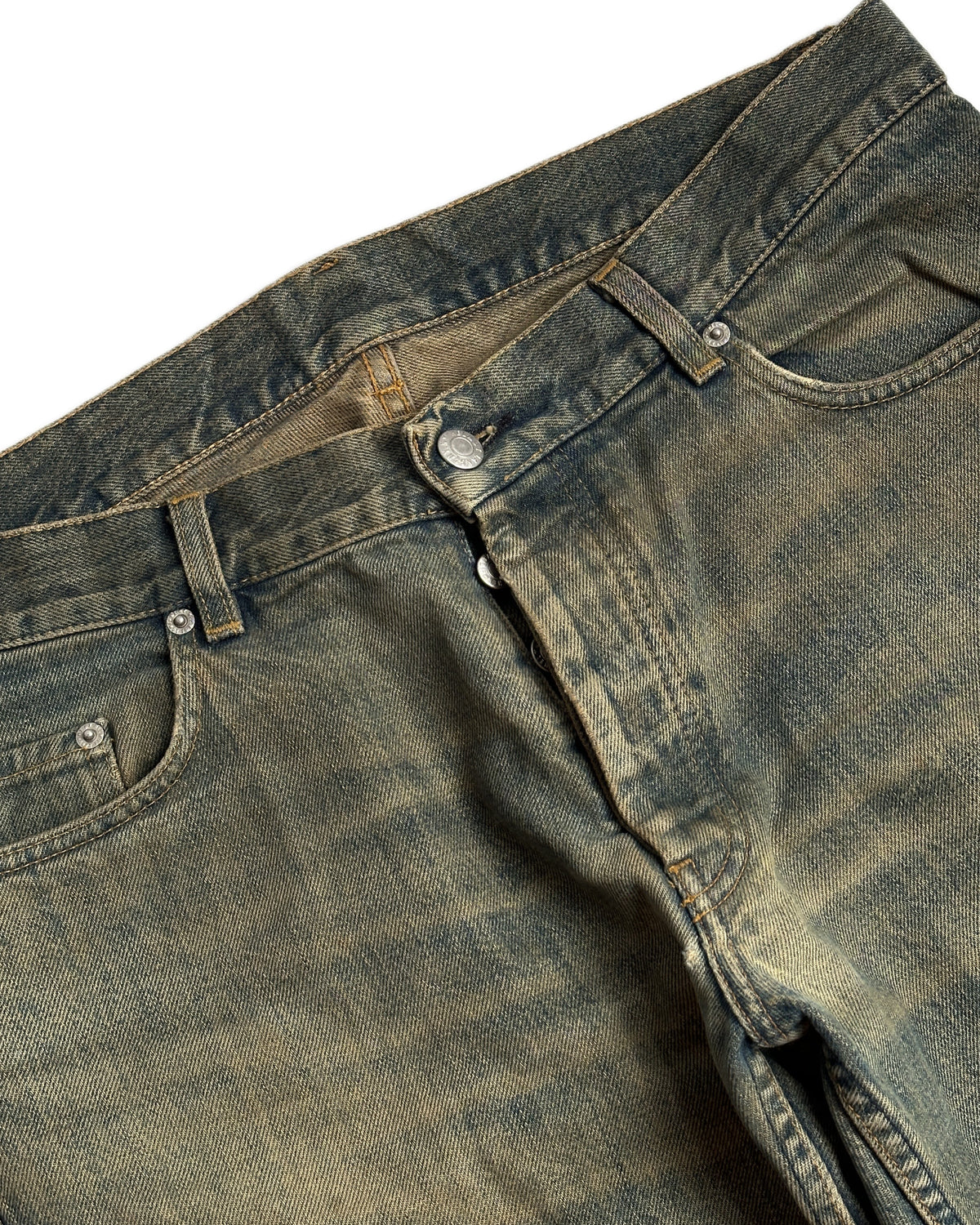 Helmut Lang Vintage Stained Bootcut Jeans