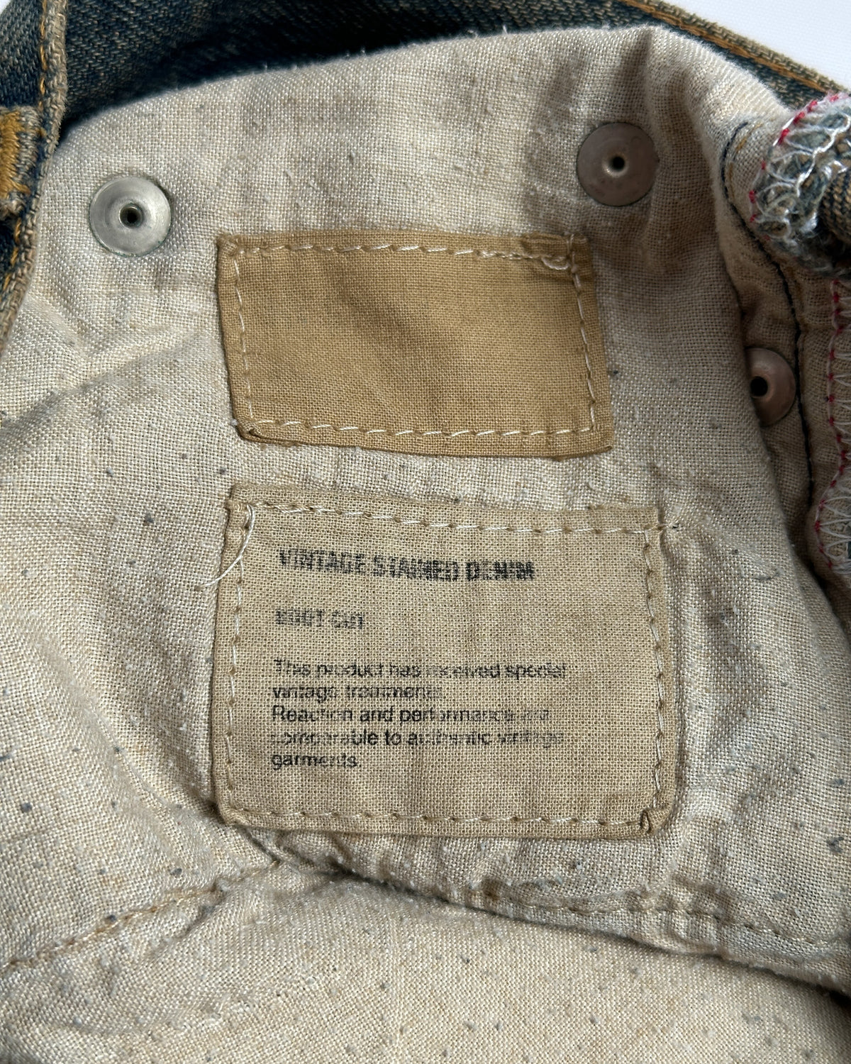 Helmut Lang Vintage Stained Bootcut Jeans