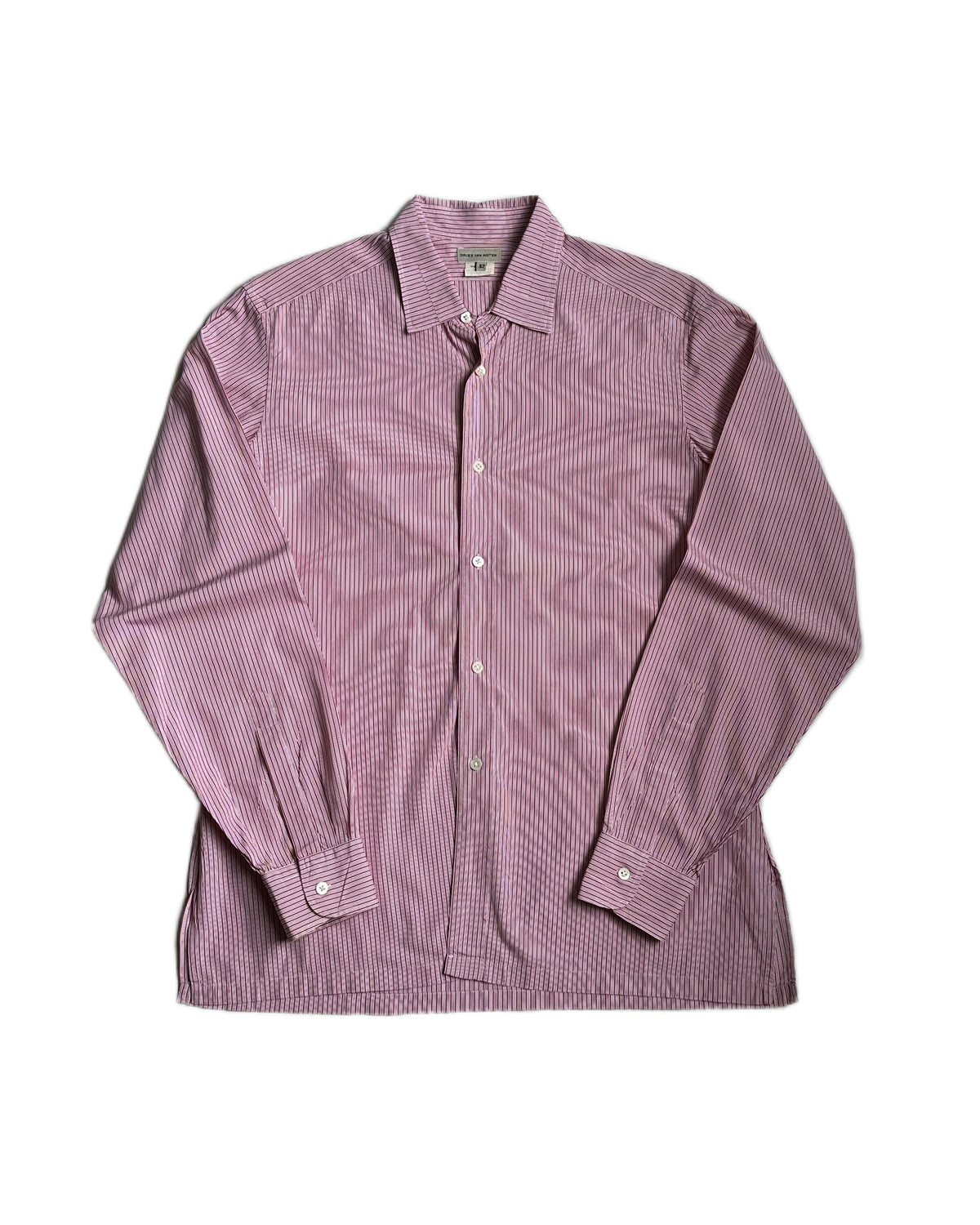 Vintage Dries Van Noten Striped Button Up Shirt