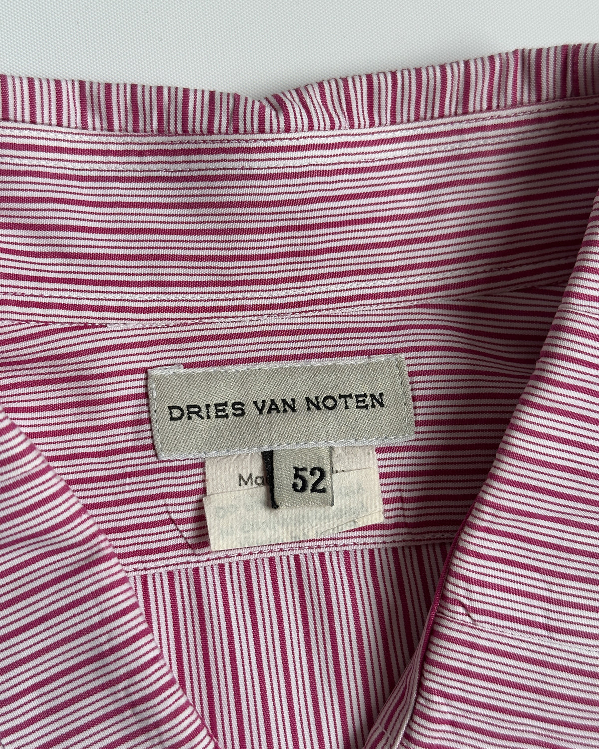 Vintage Dries Van Noten Striped Button Up Shirt