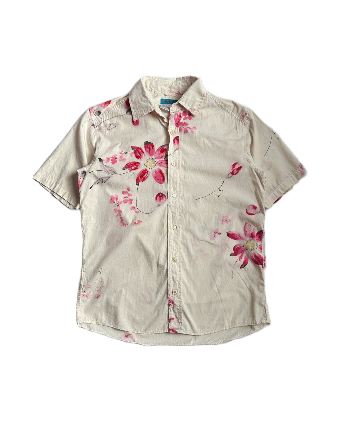 Hamnett Floral Short Sleeve Button Up Shirt