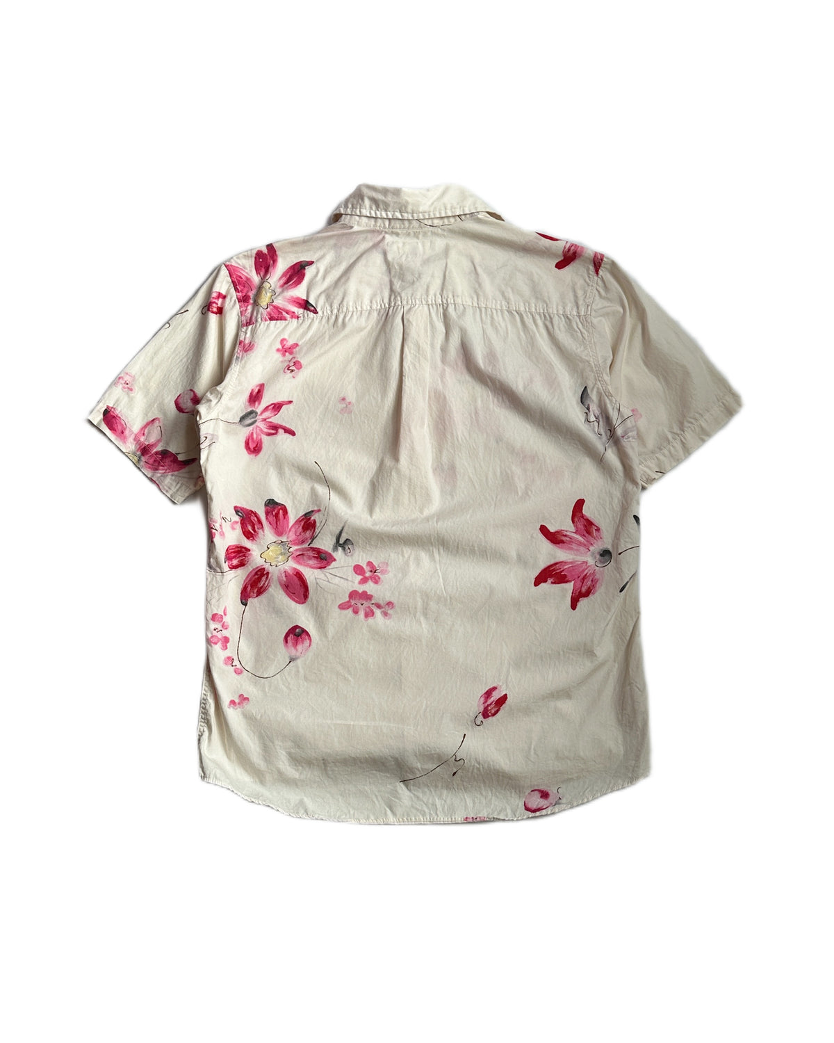 Hamnett Floral Short Sleeve Button Up Shirt