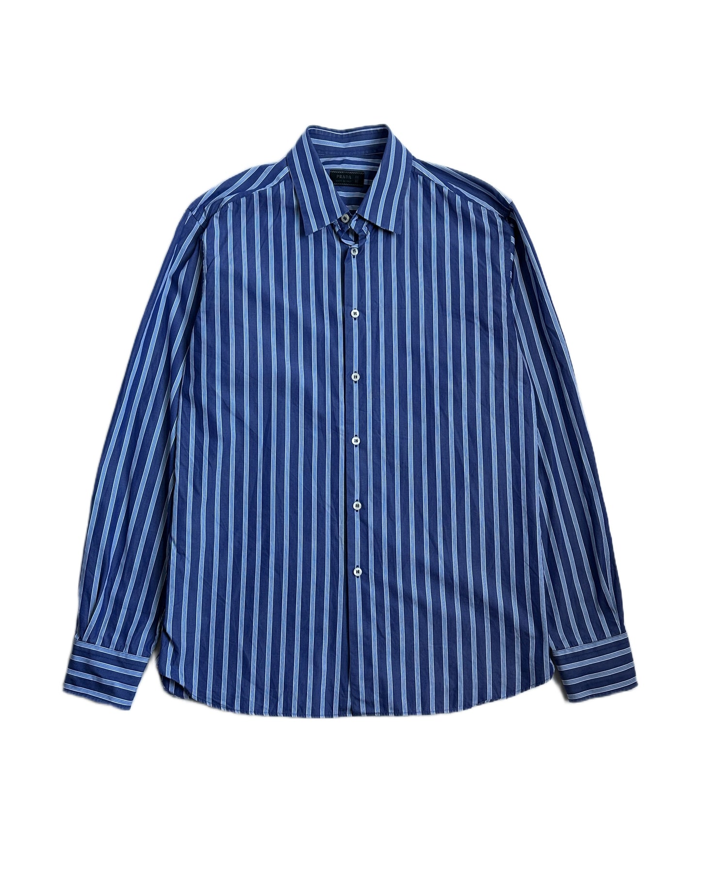 Prada Striped Button Up Shirt