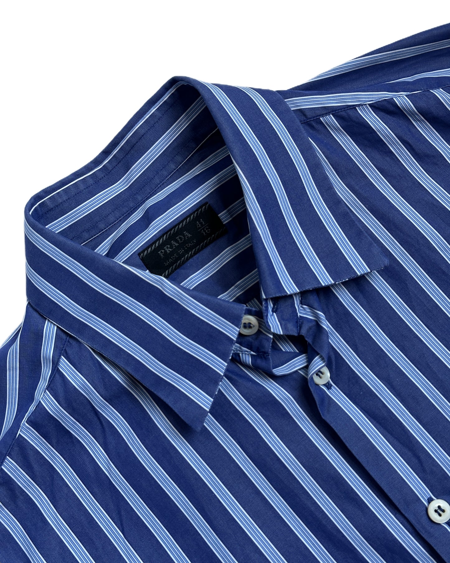 Prada Striped Button Up Shirt