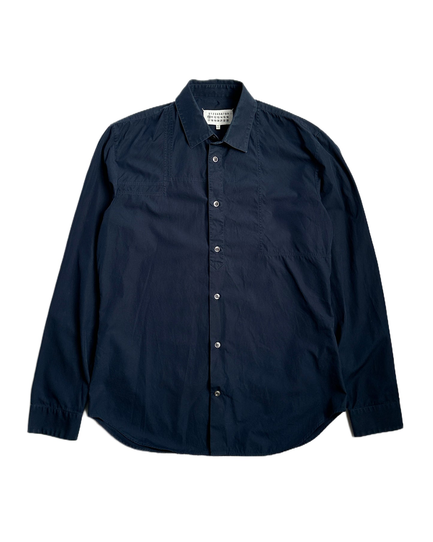 Maison Margiela Abstract Paneled Button Up Shirt