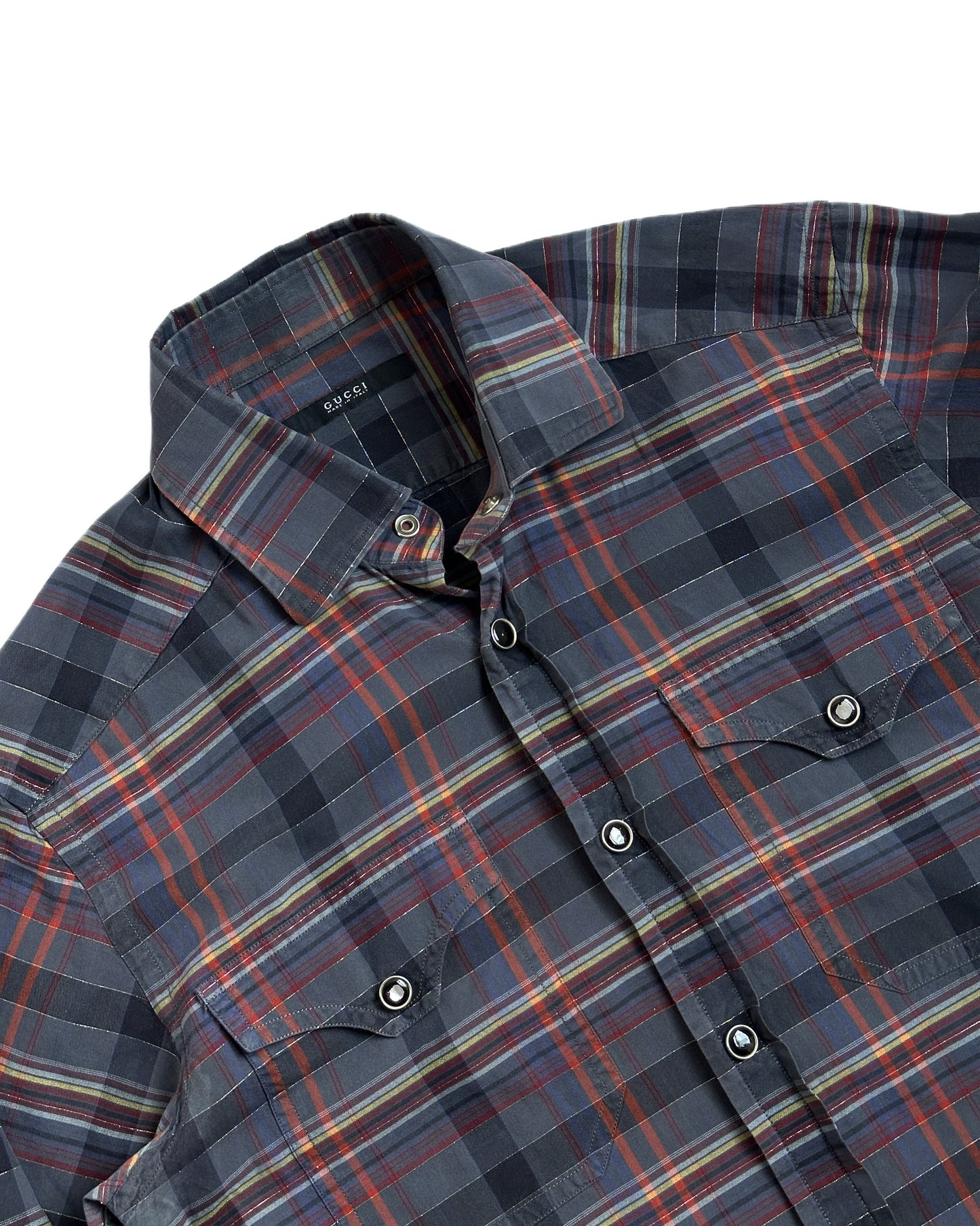 Gucci by Tom Ford Snap Western Shirt