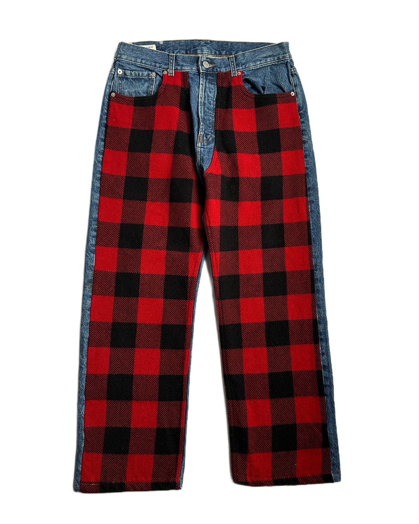 Dries Van Noten Wool-Lined Straight Jeans
