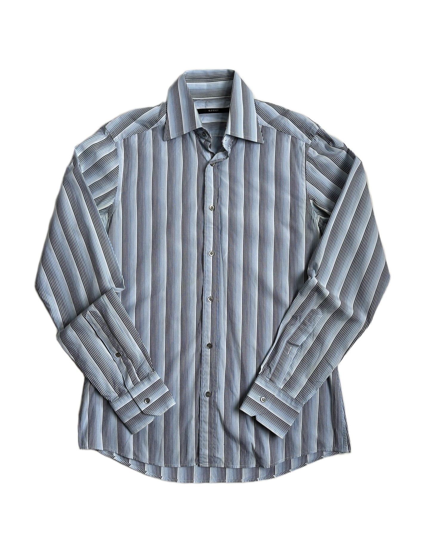 Gucci by Tom Ford Striped Button Up Shirt