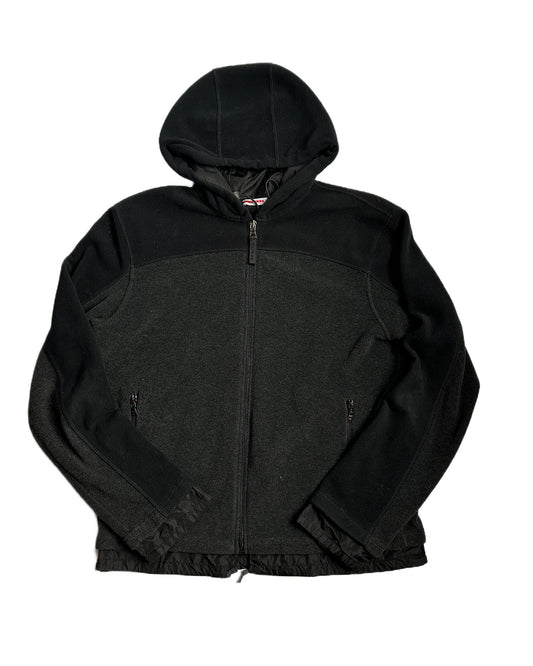 Prada Sport 2006 Fleece Paneled Zip Hoodie