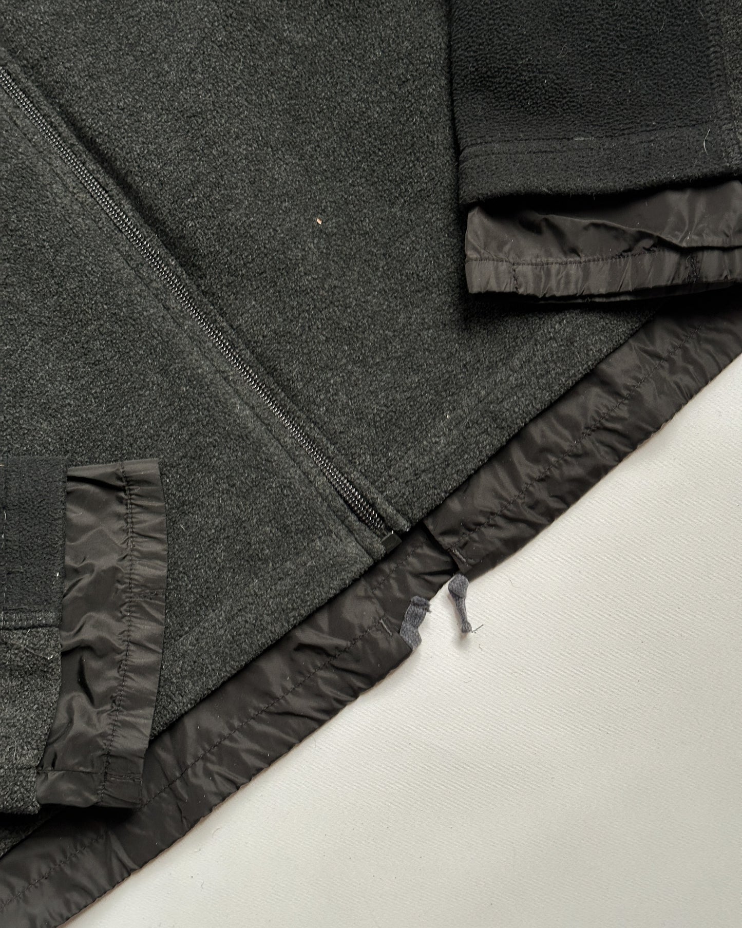 Prada Sport 2006 Fleece Paneled Zip Hoodie