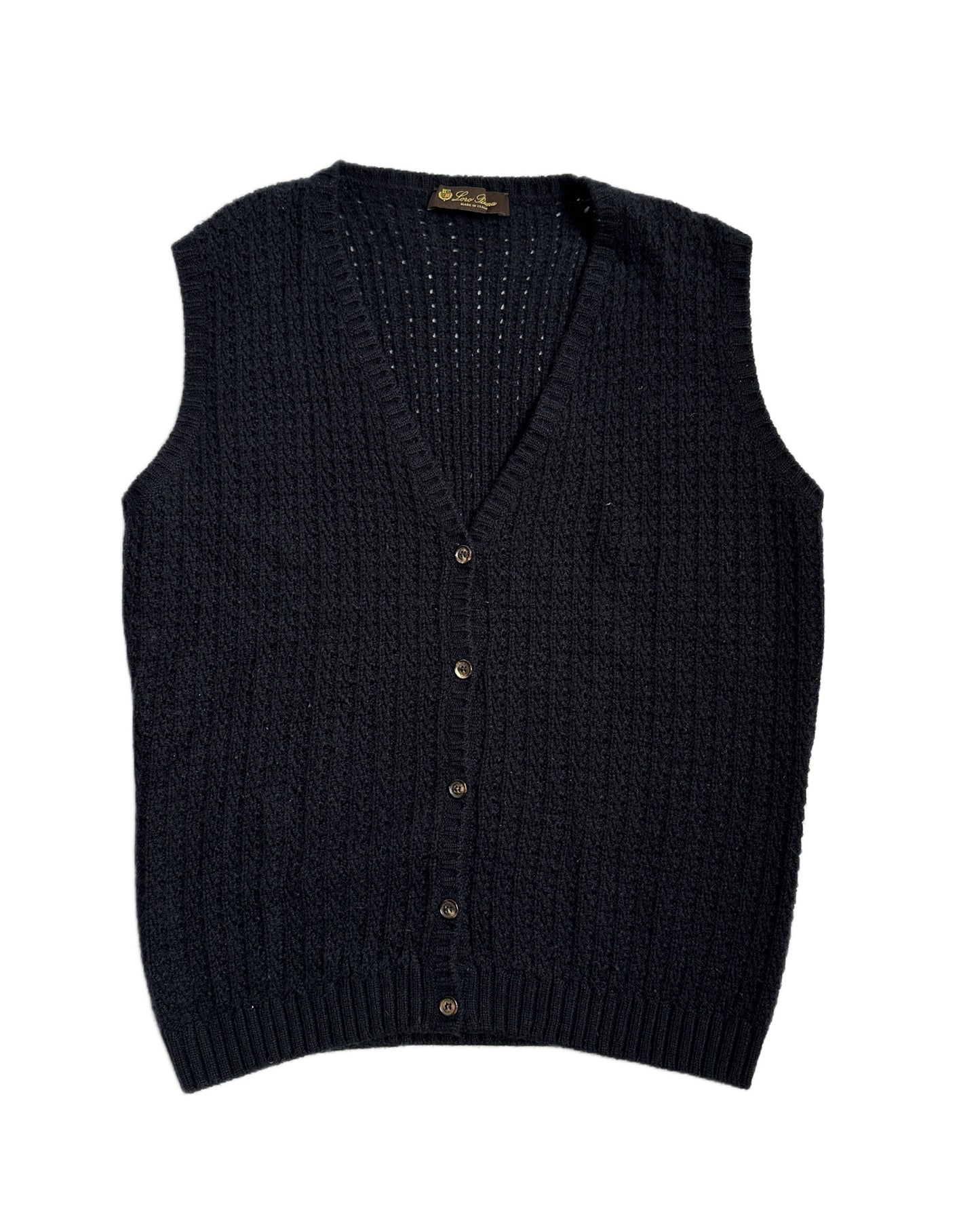 Loro Piana Cashmere Knit Sweater Vest