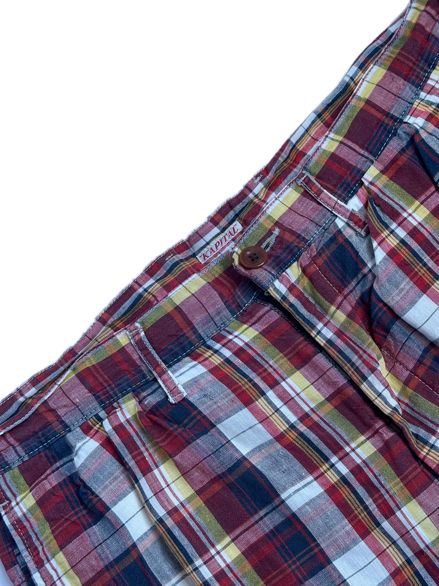 Kapital Plaid Shorts