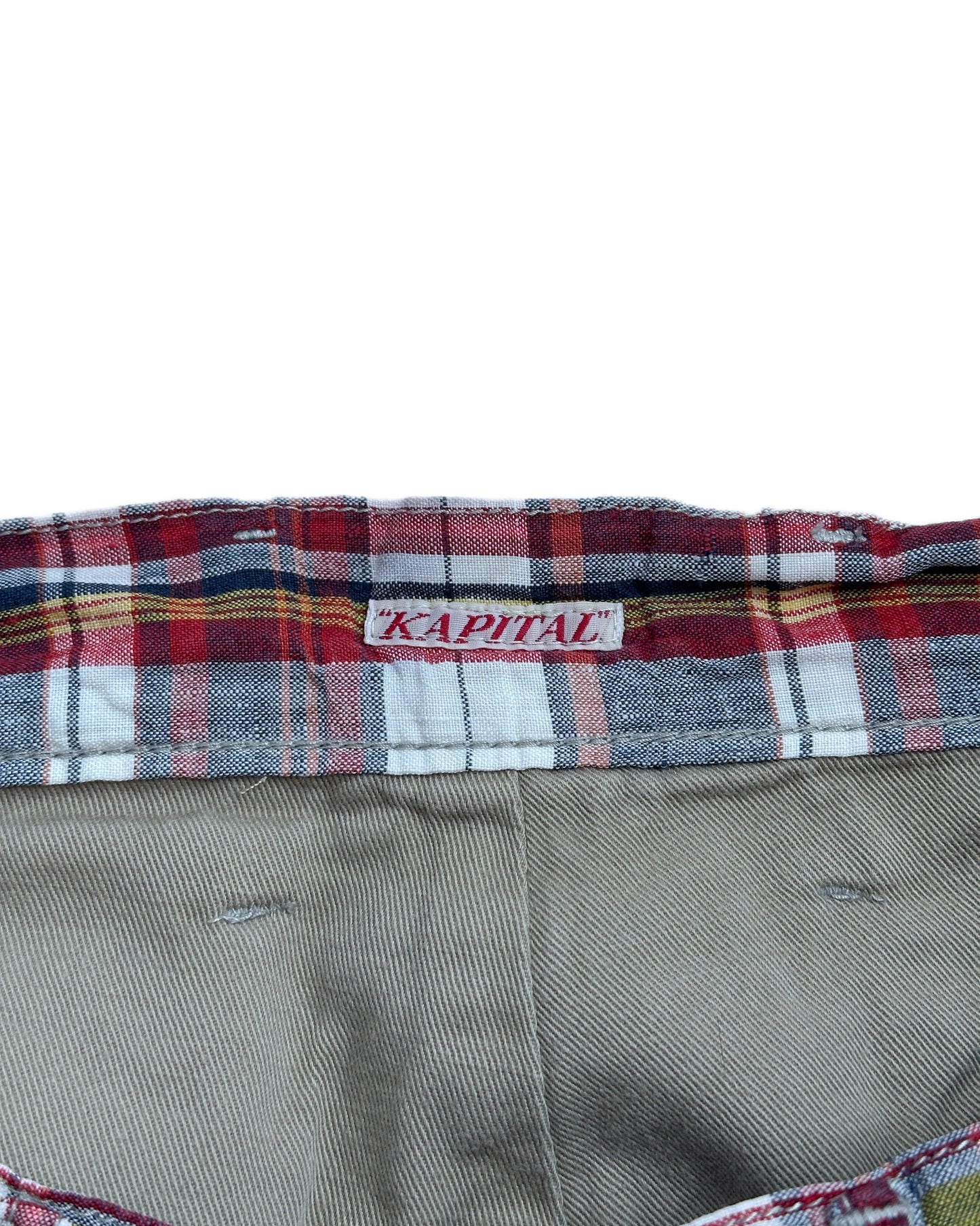 Kapital Plaid Shorts