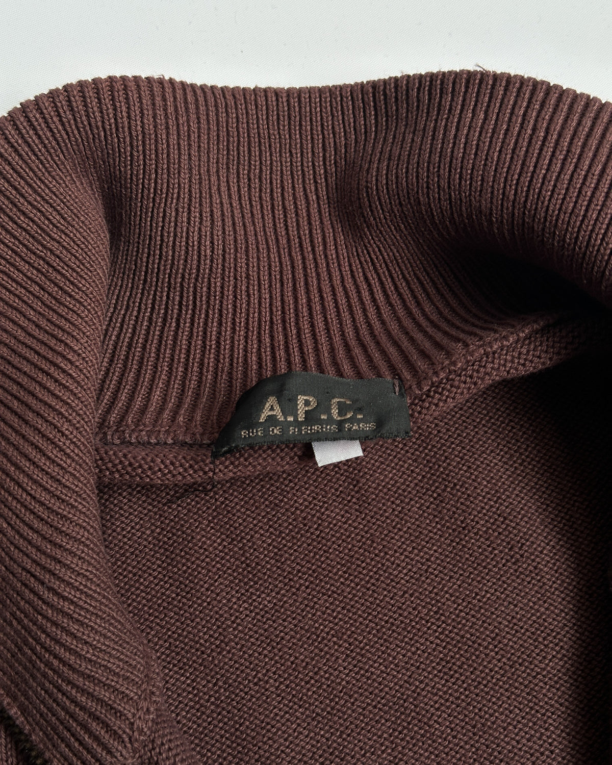 Vintage A.P.C. Full Zip Sweater