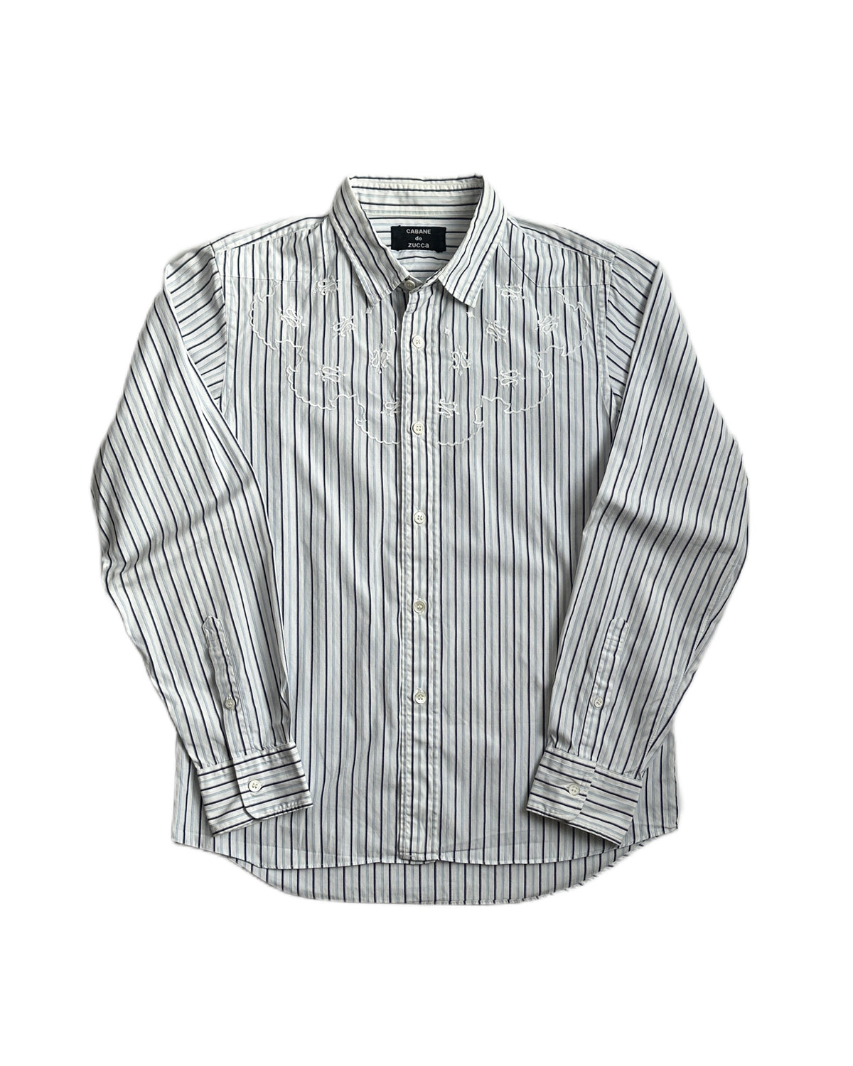Cabane de Zucca Striped Western Shirt