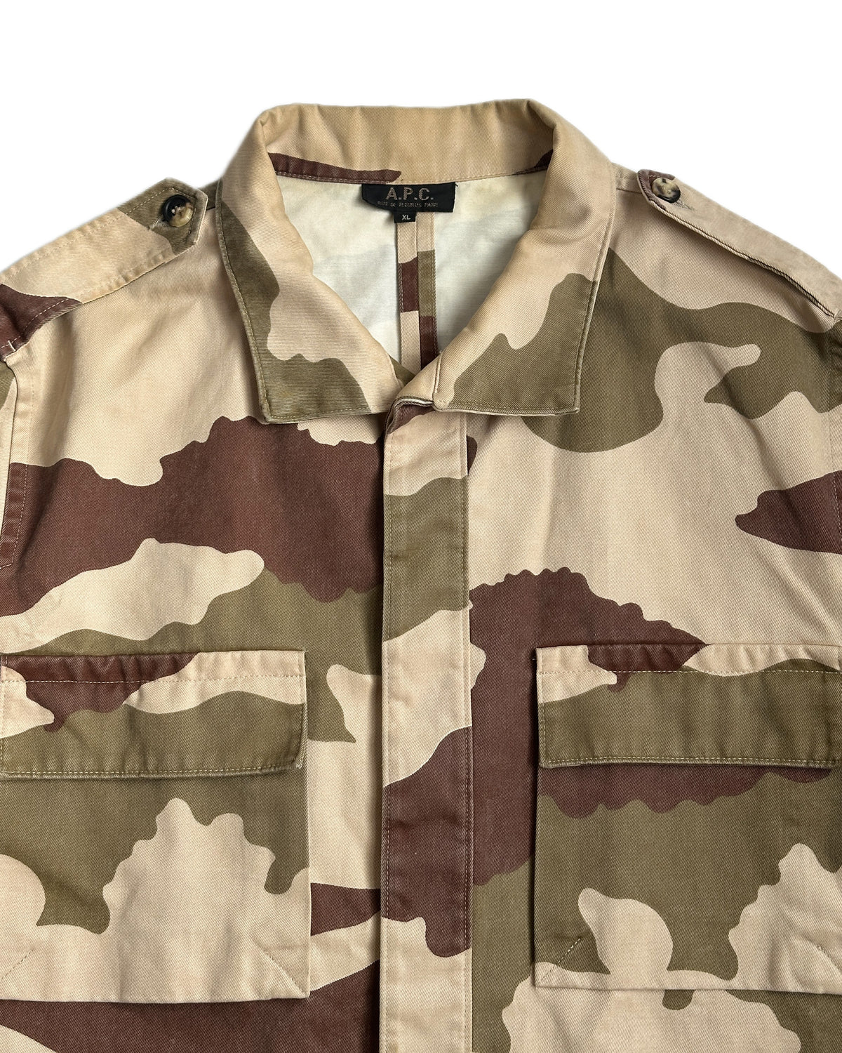 Vintage A.P.C. Camoflauge Jacket